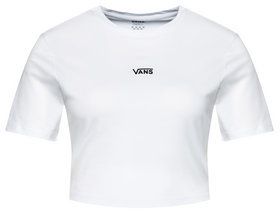 Vans Tričko Flying V Crop Cre VN0A54QU Biela Cropped Fit