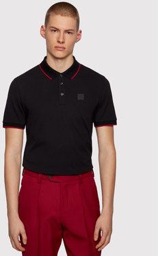 Boss Polokošeľa Parlay 101 50445486 Čierna Regular Fit