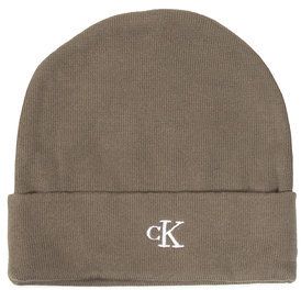 Calvin Klein Jeans Čiapka Monogram Beanie IU0IU00145 Zelená