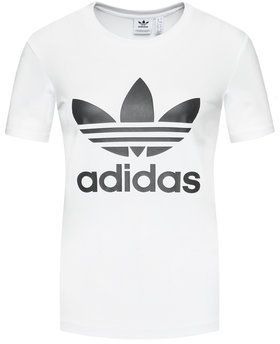 adidas Tričko adicolor Classics Trefoil GN2899 Biela Regular Fit