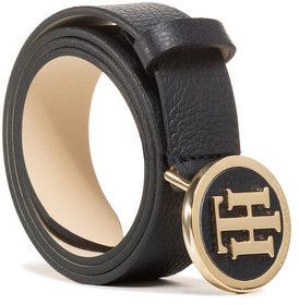 Tommy Hilfiger Dámsky opasok Th Round Buckle Belt 3.0 AW0AW08605 Tmavomodrá