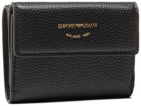 Emporio Armani Malá dámska peňaženka Y3H215 YFW9B 80001 Čierna