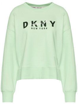 DKNY Sport Mikina DP0T7848 Zelená Loose Fit