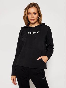 DKNY Sport Mikina DP0T7713 Čierna Loose Fit