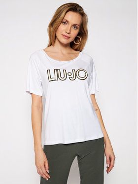 Liu Jo Sport Tričko TA1012 J7905 Biela Regular Fit