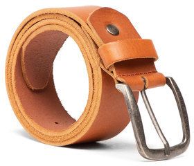 Jack&Jones Pánsky opasok Jackpaul Leather Belt 12111286 Hnedá