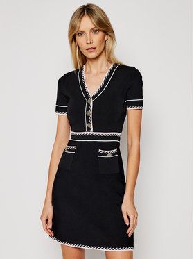 Morgan Každodenné šaty 211-RMROSE Čierna Slim Fit