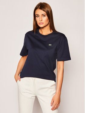 Lacoste Tričko TF5441 Tmavomodrá Regular Fit