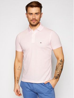 Tommy Hilfiger Polokošeľa 1985 MW0MW17771 Ružová Slim Fit