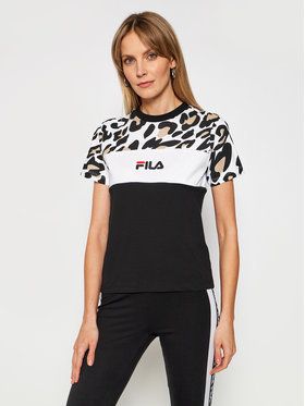 Fila Tričko Anokia Aop Blocked 688789 Čierna Regular Fit