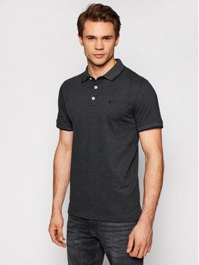 Jack&Jones Polokošeľa Paulos 12136668 Čierna Slim Fit