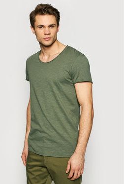 Jack&Jones Tričko Bas 12136679 Zelená Regular Fit