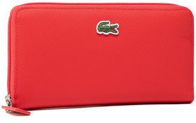 Lacoste Veľká dámska peňaženka L Zip Wallet NF2900PO Červená