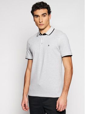 Jack&Jones Polokošeľa Paulos 12136668 Sivá Slim Fit