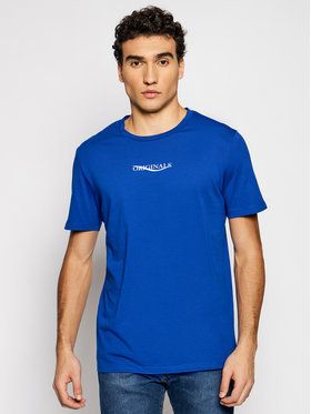 Jack&Jones Tričko Elias 12195572 Tmavomodrá Regular Fit