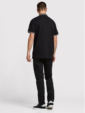 Jack&Jones Polokošeľa Jersey 12180891 Čierna Regular Fit