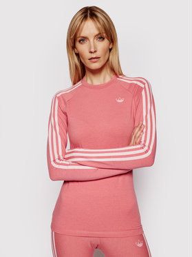 adidas Blúzka Fakten GN4380 Ružová Slim Fit