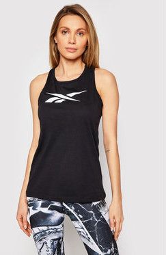 Reebok Top Training Essentials Graphic FU2337 Čierna Slim Fit