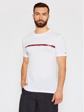 Tommy Hilfiger Tričko Logo UM0UM01915 Biela Regular Fit