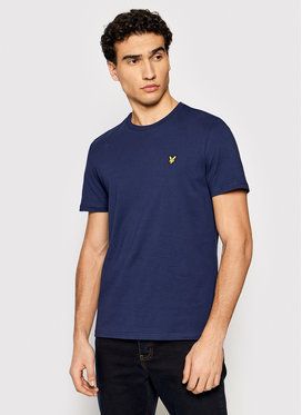 Lyle & Scott Tričko Crew Neck TS400V Tmavomodrá Regular Fit