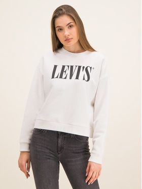 Levi's® Mikina Graphic Diana Crewneck 85283-0000 Biela Oversize Fit