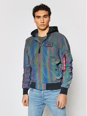 Alpha Industries Bundy bomber MA-1 LW HD 116107RR Sivá Regular Fit