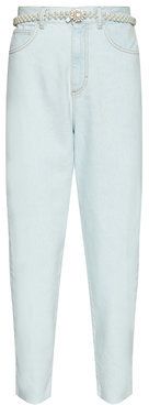 Liu Jo Džínsy UA1143 D4470 Modrá Mom Fit