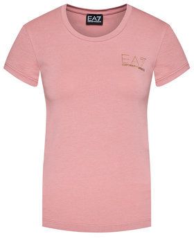 EA7 Emporio Armani Tričko 8NTT65 TJ28Z 1436 Ružová Slim Fit