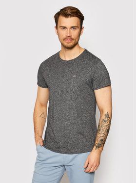 Tommy Jeans Tričko Jaspe DM0DM09586 Sivá Slim Fit