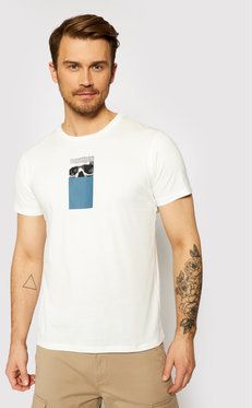 Jack&Jones Tričko Vision 12185234 Biela Regular Fit