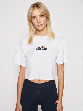 Ellesse Tričko Fireball SGB06838 Biela Loose Fit