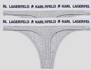 Spodná Bielizeň Karl Lagerfeld Logo Thong Set galéria