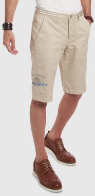 Šortky La Martina Man Bermuda Cotton Linen galéria