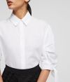 Košeľa Karl Lagerfeld Linen Shirt W/ Bows galéria