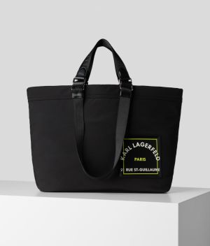 Travel Bag Karl Lagerfeld Rsg Patch Nylon Weekender