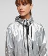 Kabát Karl Lagerfeld Metallic Raincoat galéria