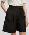 Šortky Karl Lagerfeld Black Safari Shorts galéria