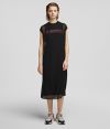 Šaty Karl Lagerfeld Double Layer Jersey Dress galéria