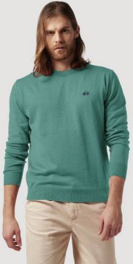 Sveter La Martina Man Tricot Crew Neck Mixed Wool Cotton