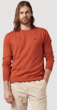 Sveter La Martina Man Tricot Crew Neck Mixed Wool Cotton