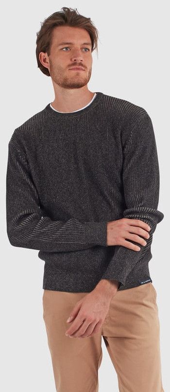 Sveter La Martina Man Tricot Crew Neck Lambscot