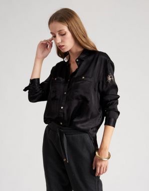 Košeľa La Martina Woman Shirt Long Sleeves Visco