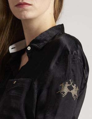 Košeľa La Martina Woman Shirt Long Sleeves Visco galéria