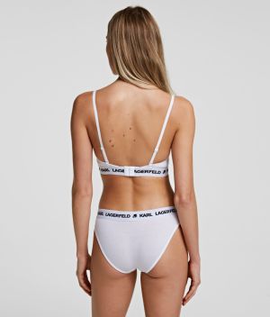 Spodná Bielizeň Karl Lagerfeld Peephole Logo Bra galéria