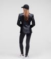 Sako Karl Lagerfeld Fashion Leather Blazer galéria