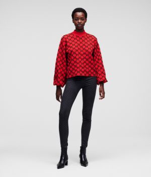 Sveter Karl Lagerfeld 3D Monogram Sweater