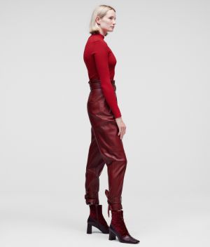 Sveter Karl Lagerfeld Logo Mock Neck Sweater galéria