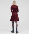 Šaty Karl Lagerfeld Contrast Stitch Knit Dress galéria