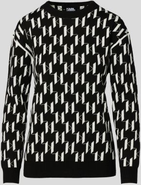 Sveter Karl Lagerfeld Kl Monogram Sweater galéria