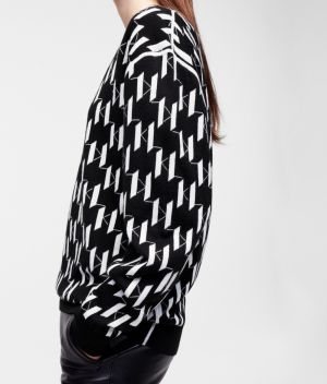 Sveter Karl Lagerfeld Kl Monogram Sweater galéria